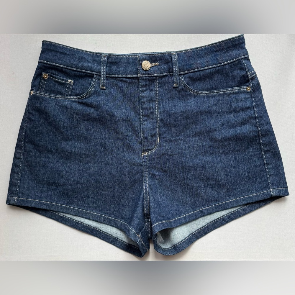 Dark Blue Denim Women's Shorts